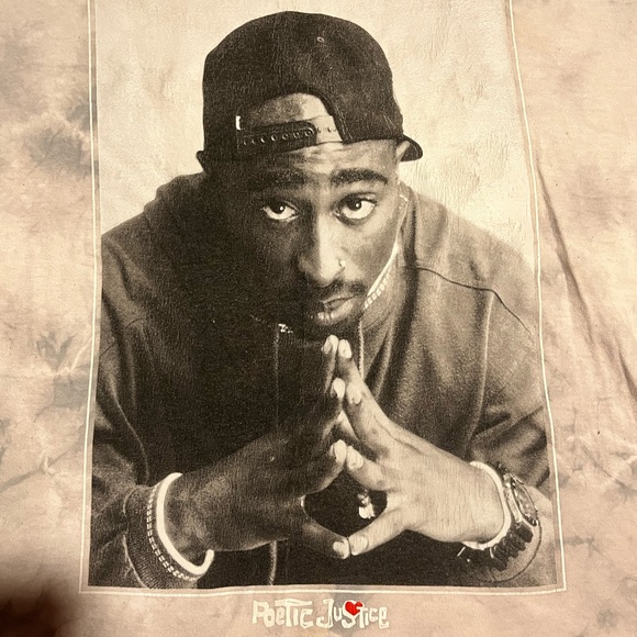 Vintage Retro 90’s Tupac Shakur "Poetic Justice" Chemistry Graphic T-Shirt L - Picture 2 of 8